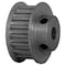 B&B Manufacturing 19-5M09-6FA3, Timing Pulley, Aluminum, Clear Anodized 19-5M09-6FA3 - alternate 1